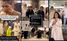 Satish Shah Prayer Meet: Madhu Shah looks devastated amid Alzheimer's battle; netizens troll Rupali, Sumeet, Rajesh & JD Majethia for smiling beside Satish Shah's photo frame