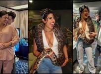 Priyanka Chopra wraps real snake around her neck like jewellery; Nick Jonas's scared expression leaves fans ROFL