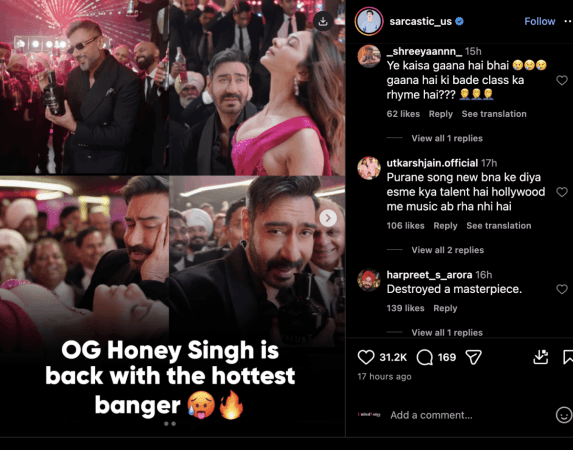 De De Pyaar De 2 Jhoom Sharaabi: Ajay Devgn keeps his head on Rakul's chest; netizens irked by 'vulgar' dance moves De De Pyaar De 2 Jhoom Sharaabi: Ajay Devgn keeps his head on Rakul's chest; netizens irked by 'vulgar' dance moves