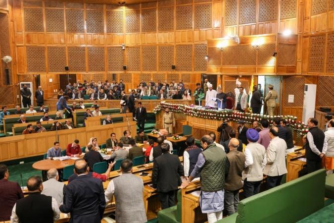Ruckus mars proceedings in J&K Assembly as NC, BJP members clash with each other Ruckus mars proceedings in J&K Assembly as NC, BJP members clash with each other