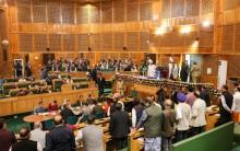 Ruckus mars proceedings in J&K Assembly as NC, BJP members clash with each other Ruckus mars proceedings in J&K Assembly as NC, BJP members clash with each other