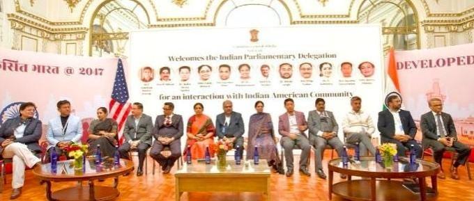 BJP MP leads parliamentary delegation in engaging with 120 Indian-American leaders in New York BJP MP leads parliamentary delegation in engaging with 120 Indian-American leaders in New York
