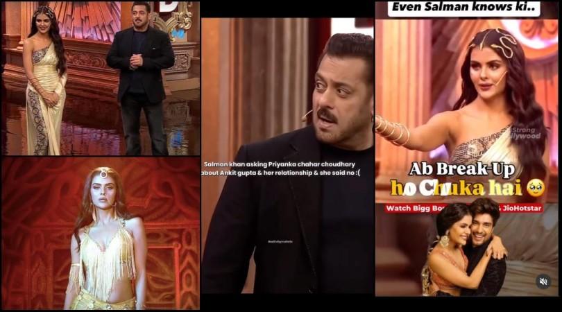 Priyanka Chahar Choudhary's look as Naagin 7 revealed on Bigg Boss 19; Salman Khan asks her about Ankit Gupta amid breakup rumours; actress reacts
