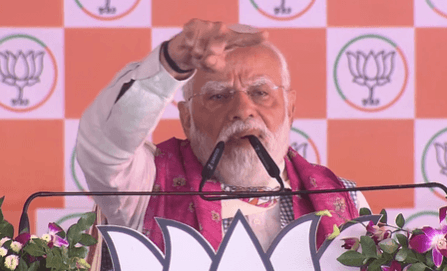PM Modi targets Mahagathbandhan, calls 1990-2005 zero development era PM Modi targets Mahagathbandhan, calls 1990-2005 zero development era