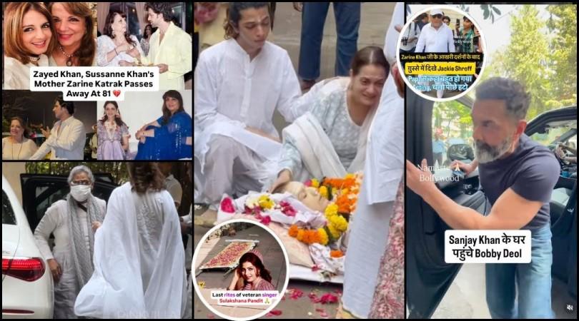 Zarine Khan, mother of Sussanne and Zayed Khan, dies of cardiac arrest; Bobby Deol gets teary-eyed, Saba Azad, Jaya–Shweta Bachchan attend funeral Zarine Khan, mother of Sussanne and Zayed Khan, dies of cardiac arrest; Bobby Deol gets teary-eyed, Saba Azad, Jaya–Shweta Bachchan attend funeral