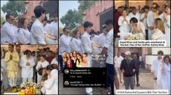 Zayed Khan performs mother Zarine Khan's last rites as per Hindu customs; Hrithik's son carries grandmother's bier
