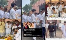 Zayed Khan performs mother Zarine Khan's last rites as per Hindu customs; Hrithik's son carries grandmother's bier