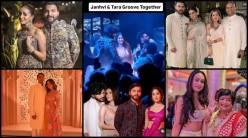 Devrani-jeethani Janhvi Kapoor–Tara dance to Zingaat; Ananya twins with Janhvi's BF Shikhar Pahariya; Navya, Nysa attend Deeya Shroff's wedding