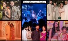 Devrani-jeethani Janhvi Kapoor–Tara dance to Zingaat; Ananya twins with Janhvi's BF Shikhar Pahariya; Navya, Nysa attend Deeya Shroff's wedding