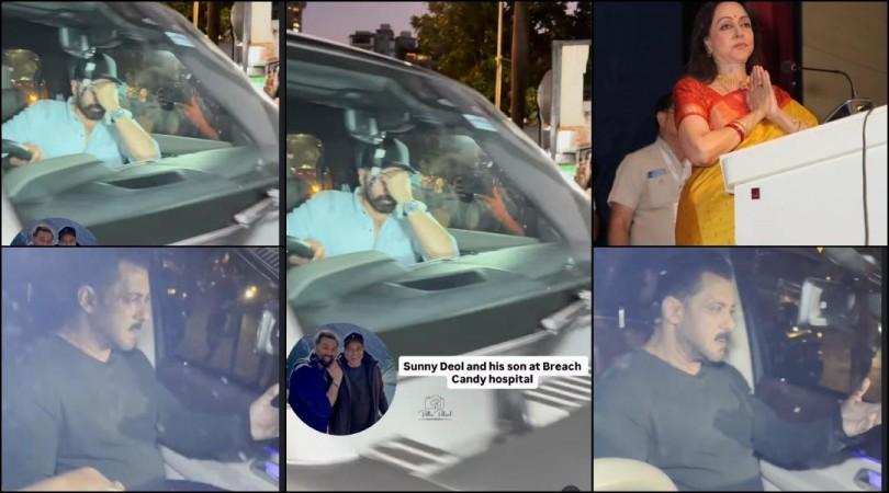 Hema Malini asks fans to pray for Dharmendra's health; Salman Khan arrives, Sunny Deol looks tense as he visits Breach Candy Hospital