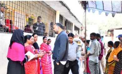 Jubilee Hills bypoll: 9.2 pc polling in first two hours, voting underway Jubilee Hills bypoll: 9.2 pc polling in first two hours, voting underway