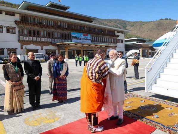 PM Modi receives warm welcome in Bhutan as he starts 2-day visit