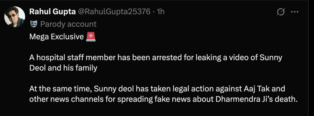 Breach Candy hospital staff who secretly filmed & leaked Dharmendra's video arrested; Mumbai Police disperse paparazzi outside his residence