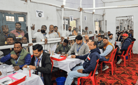 Bihar polls: Initial trends show RJD heading towards a major defeat, NDA poised for a landslide Bihar polls: Initial trends show RJD heading towards a major defeat, NDA poised for a landslide