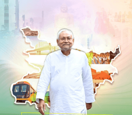 Riding on good governance, welfare schemes, a 'double-engine' govt chugs towards another victory in Bihar Riding on good governance, welfare schemes, a 'double-engine' govt chugs towards another victory in Bihar