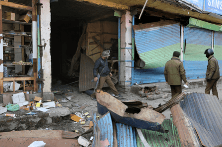 Video Shows Impact Of Blast At J&K Police Station. Bodies Found 300 Metres Away Video Shows Impact Of Blast At J&K Police Station. Bodies Found 300 Metres Away