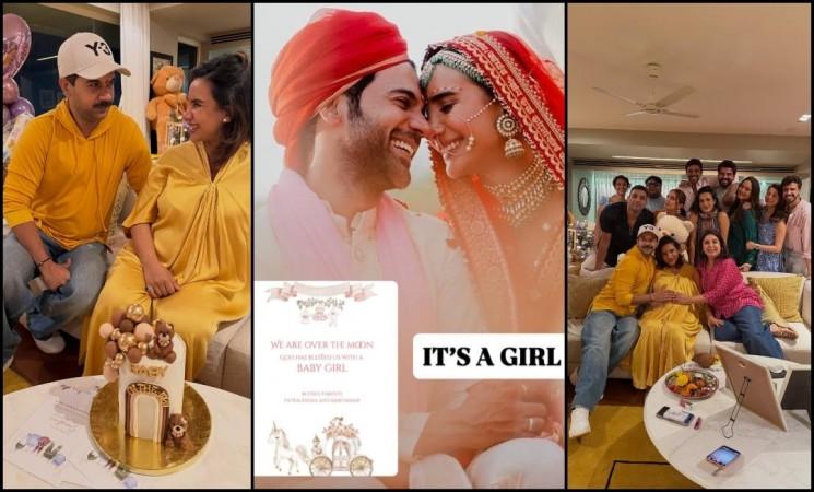 It's a girl! Rajkummar Rao–Patralekhaa welcome first child on 4th anniversary; Farah Khan shares teddy-bear-themed baby shower pics of new mommy It's a girl! Rajkummar Rao–Patralekhaa welcome first child on 4th anniversary; Farah Khan shares teddy-bear-themed baby shower pics of new mommy