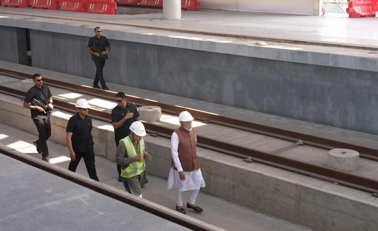 PM Modi interacts with MAHSR team in Surat, hails their role in India's 1st bullet train project PM Modi interacts with MAHSR team in Surat, hails their role in India's 1st bullet train project