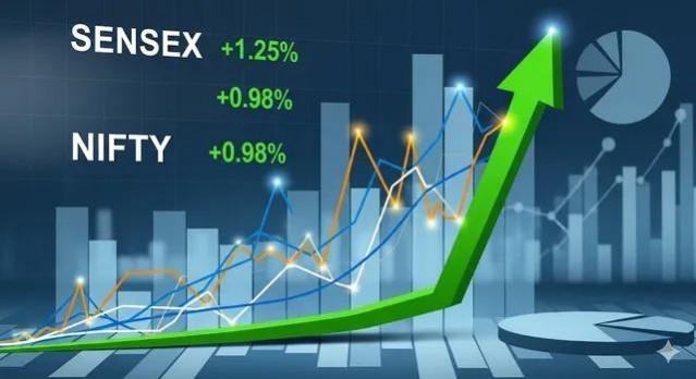 Indian stock market opens higher as investors cheer NDA's Bihar win; Bank Nifty hits new record Indian stock market opens higher as investors cheer NDA's Bihar win; Bank Nifty hits new record