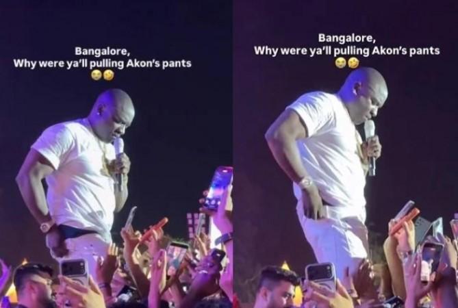 Akon's show in Bengaluru Akon's show in Bengaluru