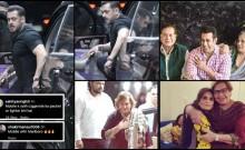 Helen graces husband Salim Khan's 61st anniversary bash with first wife Salma; Salman Khan flaunts muscles but fans notice cigarette packet