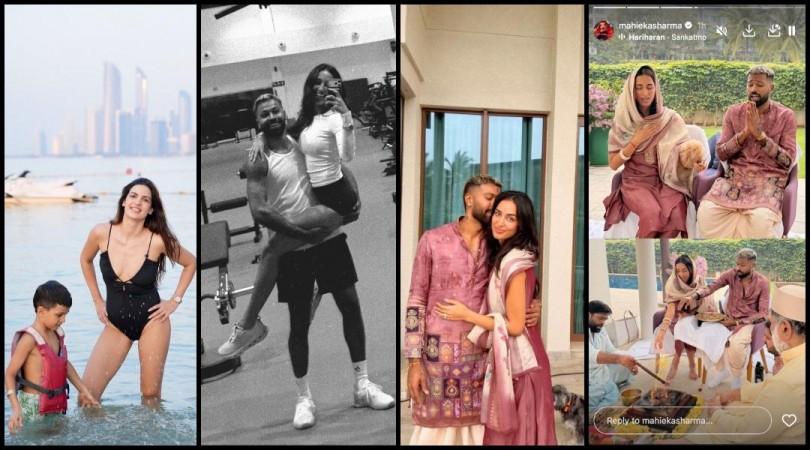 Hardik Pandya kisses GF Mahieka Sharma, performs havan at home, lifts her on his shoulders; fans ask, 'Have they got married?' Hardik Pandya kisses GF Mahieka Sharma, performs havan at home, lifts her on his shoulders; fans ask, 'Have they got married?'
