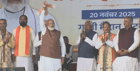 NDA show of strength: Nitish Kumar takes oath as Bihar CM for 10th time, PM Modi attends ceremony