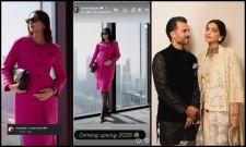 Coming in spring 2026: Sonam Kapoor announces second pregnancy in hot pink Princess Diana inspired fit