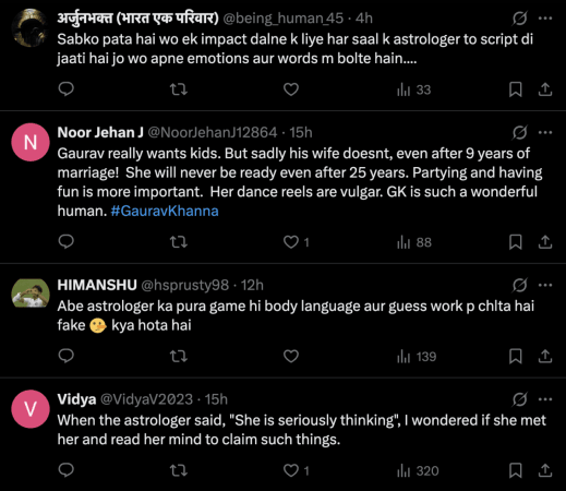 'Can't take responsibility of  kid at any age': Akanksha tells Malti and Pranit More she doesn't want child; Gaurav Khanna handles the situation; fans call Akanksha selfish