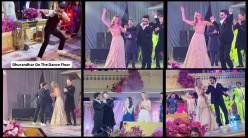 Netra–Vamsi Sangeet: Ranveer Singh jumps to hug Donald Trump Jr and his GF Bettina Anderson, dances to 'What Jhumka', 'Apna Time Aayega'  in Udaipur; fans ask, 'Is he high?'