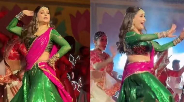 Madhuri Dixit at Udaipur wedding Madhuri Dixit at Udaipur wedding