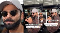 India vs South Africa: Virat Kohli poses patiently, indulges in fun banter with paps at Mumbai airport,  fans tease 'NRI is back in India'