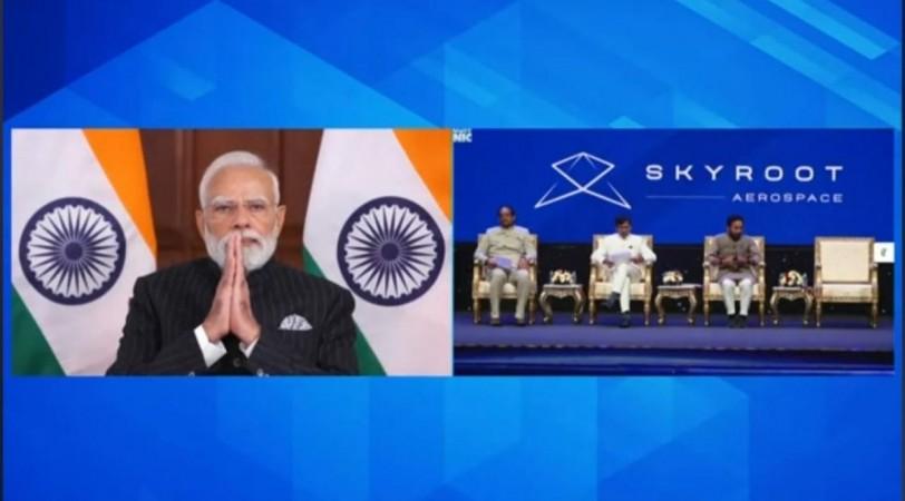 PM Modi inaugurates Skyroot's Infinity Campus; unveils orbital rocket Vikram-I PM Modi inaugurates Skyroot's Infinity Campus; unveils orbital rocket Vikram-I
