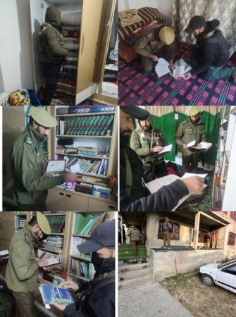 Cops conduct searches at different locations in Shopian district of J&K J&K Police