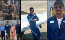 Love and War: Ranbir Kapoor & Vicky Kaushal pose in air force uniforms beside fighter jet; fans make colourist remarks on Vicky's skin tone