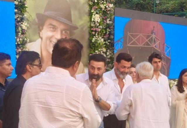 Dharmendra prayer meet Dharmendra prayer meet