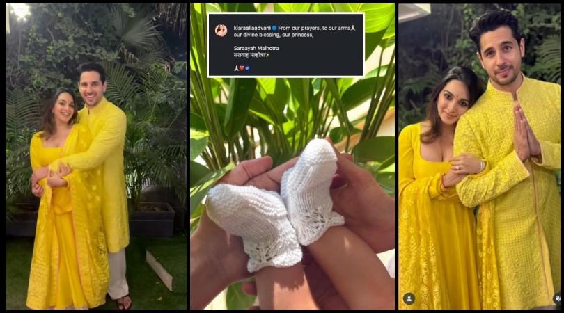 Welcome Saraayah Malhotra: Kiara Advani - Sidharth Malhotra reveal their daughter's name after six months; here's what it means Welcome Saraayah Malhotra: Kiara Advani - Sidharth Malhotra reveal their daughter's name after six months; here's what it means