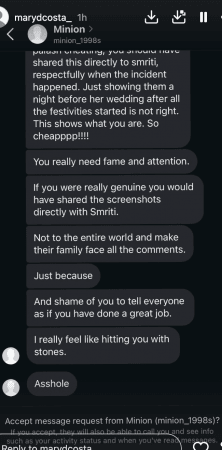 'Not involved': choreographer Gulnaaz Khan on one-night-stand rumours with Palash Muchhal a day before the wedding; Mary D'Costa clarifies he didn't cheat on Smriti with her 'Not involved': choreographer Gulnaaz Khan on one-night-stand rumours with Palash Muchhal a day before the wedding; Mary D'Costa clarifies he didn't cheat on Smriti with her