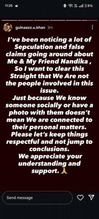 'Not involved': wedding choreographer Gulnaaz Khan shuts down one-night-stand rumours with Palash Muchhal a day before his marriage to Smriti Mandhana 'Not involved': wedding choreographer Gulnaaz Khan shuts down one-night-stand rumours with Palash Muchhal a day before his marriage to Smriti Mandhana