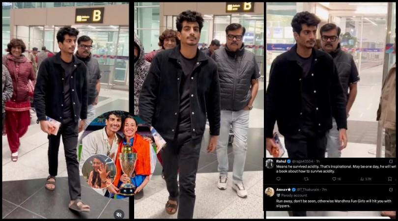 'Acidity cured to next BB contestant ?' Fans troll Smriti's fiancé Palash Muchhal  as he makes first public appearance amid wedding drama