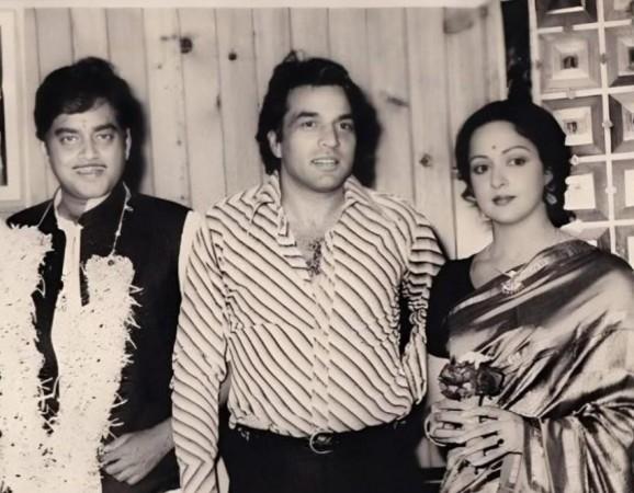 Shatrughan Sinha, Dharmendra, Hema Malini Shatrughan Sinha, Dharmendra, Hema Malini