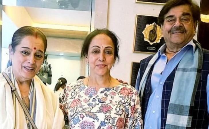 Poonam Sinha, Shatrughan Sinha, Hema Malini Poonam Sinha, Shatrughan Sinha, Hema Malini