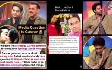 'This is very touchy': Gaurav Khanna cries after question on why his wife doesn't want kids; gets angry as media calls him 'lomdi'
