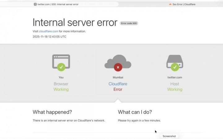 Global outage hits Cloudflare again, disrupting major websites