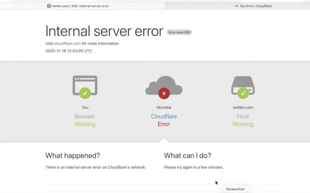 Global outage hits Cloudflare again, disrupting major websites
