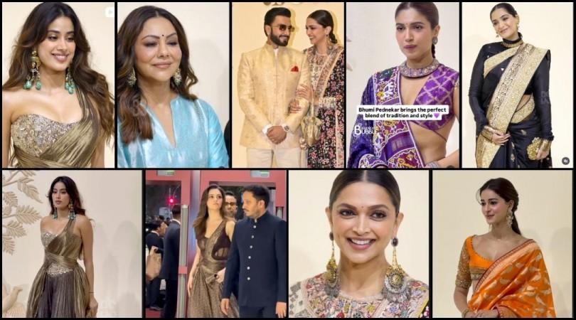 Sonam Kapoor Flaunts Baby Bump; Fans Spot Deepika Padukone's Wrinkles as Janhvi's Busty Corset and Bhumi's Midriff Bones Steal Spotlight at Swadeshi Event Sonam Kapoor Flaunts Baby Bump; Fans Spot Deepika Padukone's Wrinkles as Janhvi's Busty Corset and Bhumi's Midriff Bones Steal Spotlight at Swadeshi Event