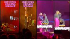 Mohit chauhan falls off stage during AIIMS Bhopal concert; Kanika Kapoor groped by fan at another event; video goes viral