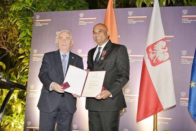 Raghu C.R. bags Poland's top foreign affairs distinction for bridge-building efforts Raghu C.R. bags Poland's top foreign affairs distinction for bridge-building efforts