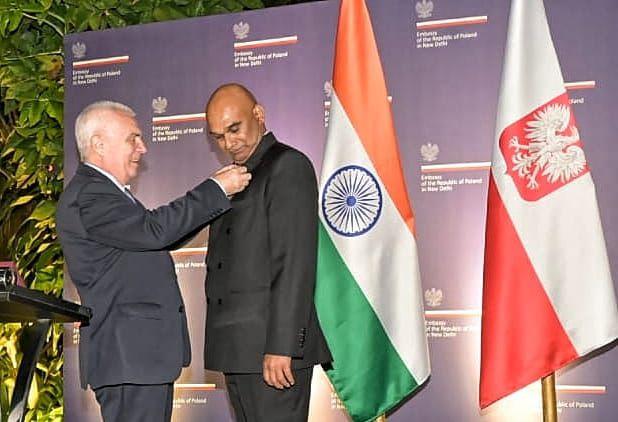 Raghu C.R. bags Poland's top foreign affairs distinction for bridge-building efforts