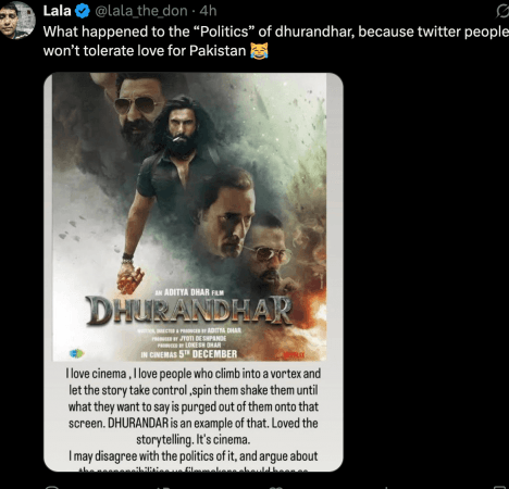 'Insta password with Saba Azad, Twitter password with Kangana Ranaut': Hrithik Roshan shares contrasting reviews on Dhurandhar; internet goes LOL 'Insta password with Saba Azad, Twitter password with Kangana Ranaut': Hrithik Roshan shares contrasting reviews on Dhurandhar; internet goes LOL